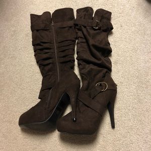 Suede MidCalf Boot